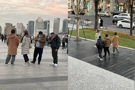 黄渤与女生挽手逛街上热搜，本尊连夜回应，大方晒当天合照澄清视频封面