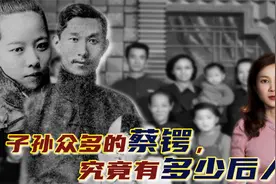 蔡锷早逝后，他的2妻和6子女结局如何？长子曾入外交部！视频封面