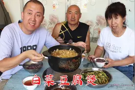 做一道白菜豆腐煲，加入东北粉条，味道鲜美，连着吃7天也不会腻视频封面
