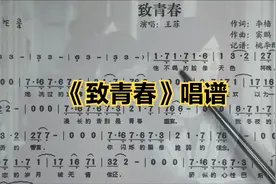 简谱学习《致青春》王菲的经典歌曲，致我们逝去的青春视频封面
