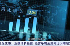 卫光生物：业绩增长稳健  经营净现金流同比大增超2倍视频封面