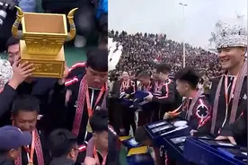 首届“村BA”结束！黔东南州夺冠，队员头戴银帽高举奖杯庆祝视频封面
