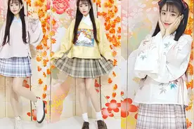 汉服搭配jk制服，秋冬少女系汉洋折衷穿搭分享视频封面