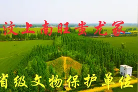 航拍济宁汶上南旺蚩尤冢，兵主战神蚩尤，淹没在丛林草莽之中视频封面