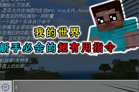 我的世界老玩家都会的指令，可以召唤任何生物，还有死亡不掉落
