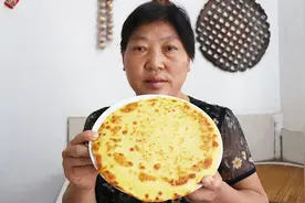 1碗玉米面，1碗面粉，打2鸡蛋搅一搅，做出来两面金黄，还降血糖视频封面