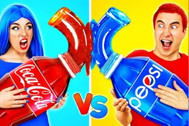 搞笑外国人：冰女孩VS火男孩的对决，你意想不到的爆笑有趣场面视频封面