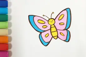 儿歌多多儿童简笔画 蝴蝶 学画花朵中飞舞的蝴蝶公主视频封面