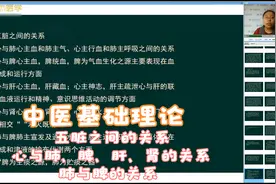 中医理论-五脏的关系：心与肺、脾、肝、肾的关系，肺与脾的关系视频封面