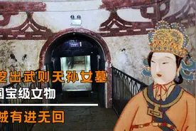 陕西挖出武则天17岁孙女墓，出土国宝级文物，盗墓贼有进无回视频封面