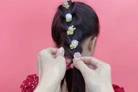 马尾辫这样扎，简直是发量少的救星，蓬松饱满这次总不能学废了吧视频封面