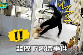 监控下的离谱事件，你们还真是个倒霉蛋视频封面