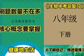 初中生物中考复习八年级下册第八单元第三章 了解自己，增进健康视频封面
