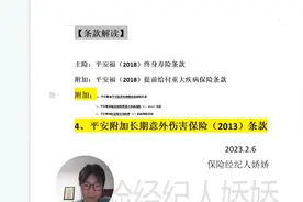 条款解读：平安附加长期意外伤害保险（2013）条款视频封面