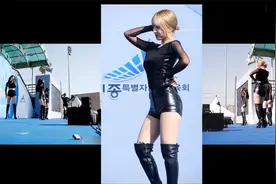 性感女团露天演出  皮裤长靴 尽显完美身材视频封面