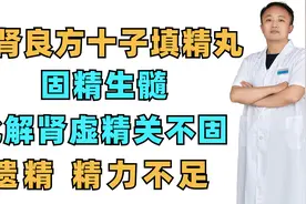 补肾良方十子填精丸 固精生髓，化解肾虚精关不固 遗精 精力不足视频封面