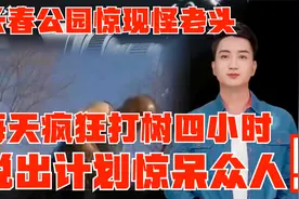 长春公园出现一个怪老头，每天疯狂打树四小时，说出计划惊呆众人视频封面