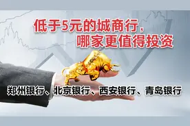深度分析北京银行、西安银行、青岛银行、郑州银行，哪家更强视频封面