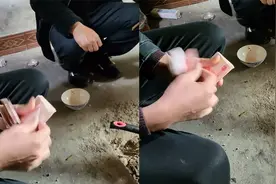 女生要10万彩礼男友父亲给12.8万，见其数钱当场看呆，下秒却破防视频封面