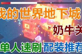 我的世界地下城，奶牛关单人速刷配装推荐攻略视频封面