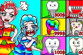 剪纸动画：小女孩爱吃糖还不刷牙，结果牙齿长了蛀牙，一起消灭它视频封面
