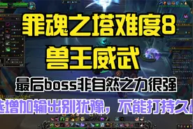 魔兽世界9.0：罪魂之塔难度8（断骨密室）通关视频视频封面