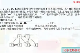 2015年十堰中考真题，固体B和E浓溶液做干燥剂，F为红棕色固体视频封面