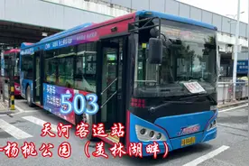 广州珍宝巴士，503【天河客运站—杨桃公园（美林湖畔）】视频封面