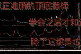 顶底指标千万个准的有几个？顶都扫描来了，准确无未来函数，点赞视频封面