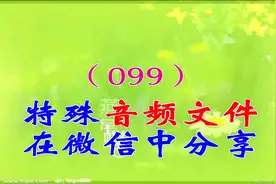 099特殊音频文件在微信中分享~1视频封面
