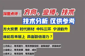 方大炭素 时代新材 中科三环 宁波韵升谁能后来居上 具翻倍潜力？视频封面