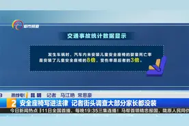 安全座椅写进法律 记者街头调查大部分家长都没装视频封面