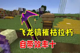我的世界龙之进化52：神镐在手，摧枯拉朽，自带效率十