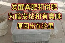 自己发酵粪肥和豆粕为啥臭味重？掌握了方法，发酵快还不臭视频封面