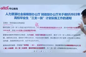 为什么建议大家考三支一扶？持续强化培养，前途明朗！视频封面
