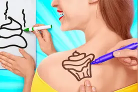 爆笑外国人：帅哥VS靓女绘画挑战，超赞的绘画技巧，你学会了吗？视频封面
