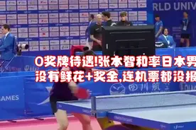 0奖牌待遇!张本智和率日本男乒回国 没有鲜花视频封面