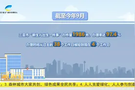 三亚“新生儿出生一件事”一次办  4个工作日可办结视频封面