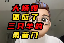 大杨嫂回应了三只羊的录音门视频封面