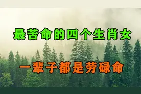 最苦命的四个生肖女，一辈子在为别人操劳！视频封面