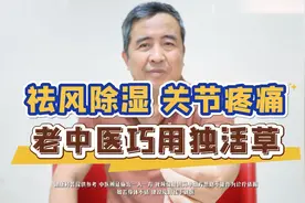 祛风除湿、关节疼痛，老中医巧用独活草！独活巧入1方，专治痹症视频封面