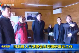 河北省人大常委会来岳调研湿地工作视频封面