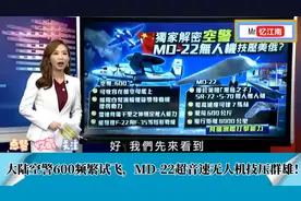 台媒大陆空警600频繁试飞，MD-22超音速无人机技压群雄！