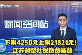 下限4250元上限21821元！江苏调整社保缴费基数视频封面