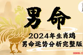 【男命】2024甲辰龙年生肖鸡男命运势分析完整版视频封面