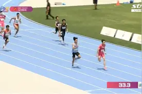 5月30日男子4X100接力，2025亚洲田径锦标赛，赢就对了