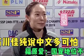 石川佳纯说中文有多可怕，东北口音笑坏张继科，福原爱：地位不保视频封面