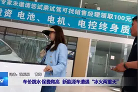 车价跳水保费爬高 新能源车遭遇'冰火两重天”#新能源汽车视频封面