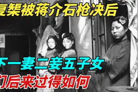 韩复榘被蒋介石枪决后，留下一妻二妾五子女，他们后来过得如何？视频封面