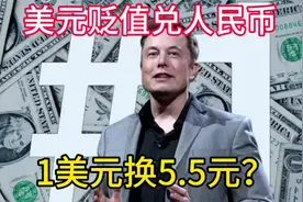 美元兑人民币将贬值。到1美元换5.5元人民币，也许只需要5到10年视频封面